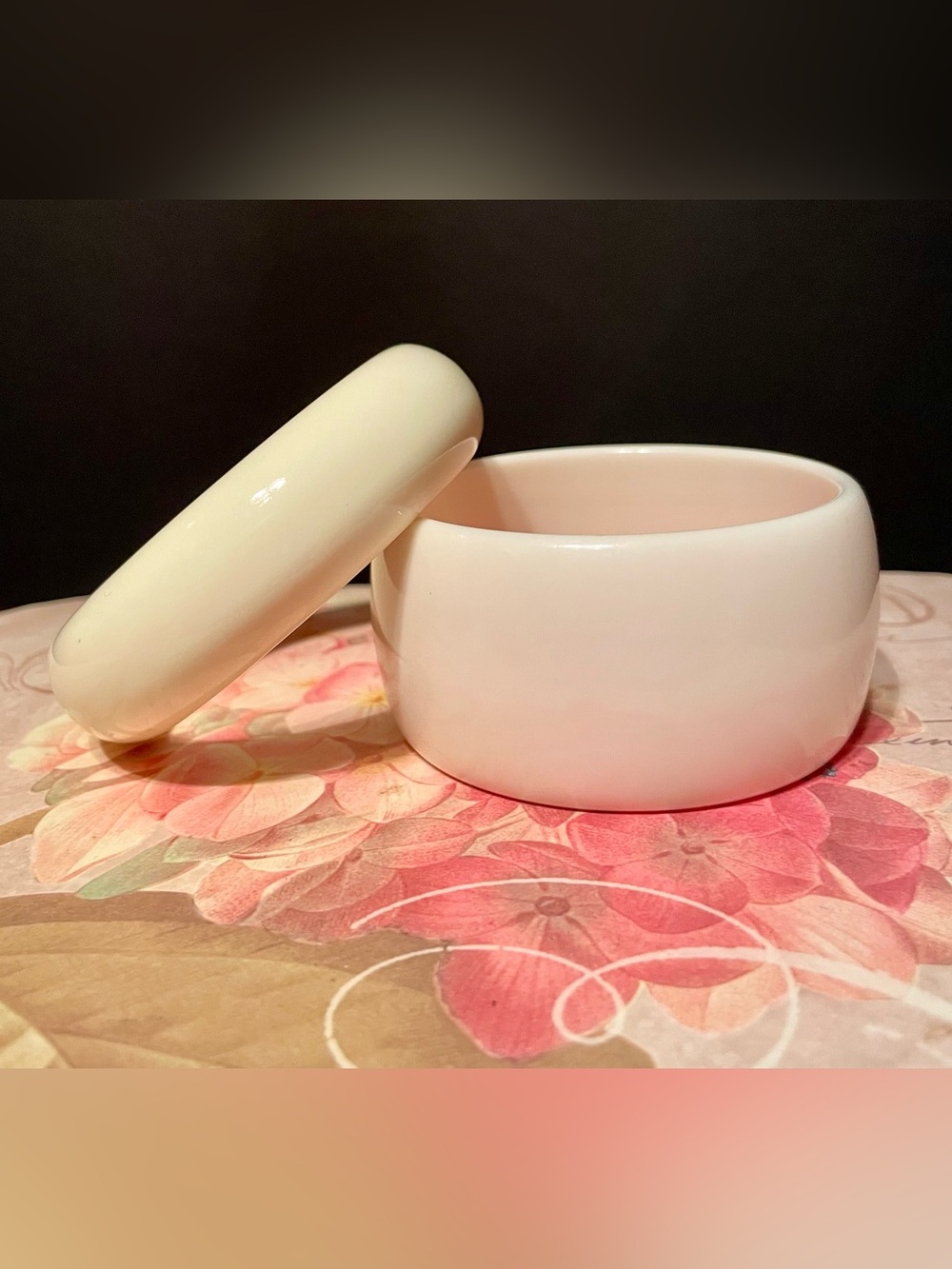 Set of Two Vintage Acrylic Bangles Bracelets